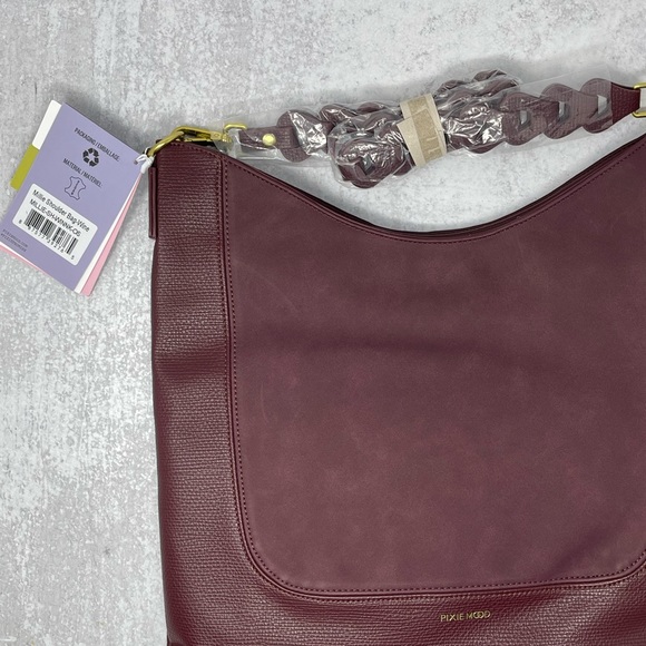 Pixie Mood Bags Nwt Shoulder Bag Convertible Crossbody Bag Wine